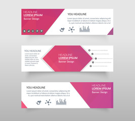 Vector abstract geometric design banner web template. web banner modern low polygon set background design, Geometric background. eps10 vector illustration.