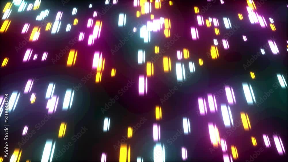 Poster fast neon light stream flow with stunning effect. digital data rain lines animation concept for big 