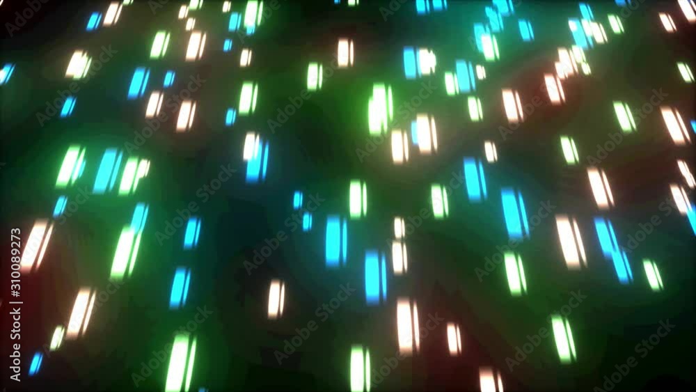 Poster fast neon light stream flow with stunning effect. digital data rain lines animation concept for big 