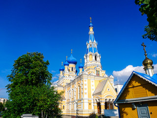 Fototapeta premium a Church Brest City in Belarus Europe