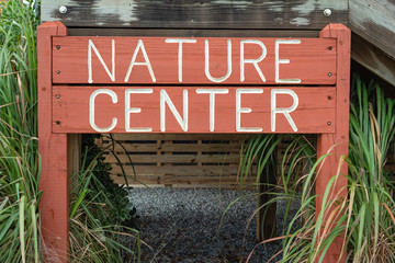 Nature Center Sign