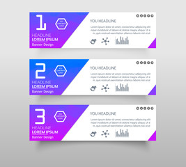 Set of infographic banner with polygonal, Geometric, Triangle pattern shape. web banner modern low polygon set background design, Geometric background. eps10 vector illustration.