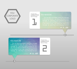 Timeline infographics banner. Template modern info graphic design, for business template, marketing, creative templates and graphics vector. Background.