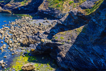 Incredible seascape on the Crozon Peninsula. Finister. Brittany. France