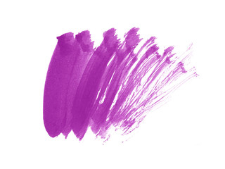 Purple abstract watercolor background. Purple watercolor scribble texture. Abstract watercolor on white background. It is a hand drawn.