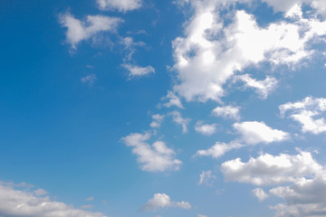 cloud on blue sky nature background for design