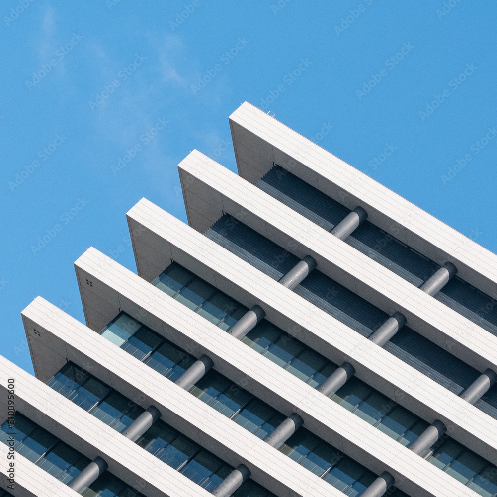 Poster abstract background architecture lines. modern architecture detail