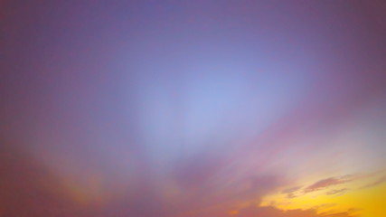 Fototapeta premium beautiful blue and yellow evening sky. sunset background