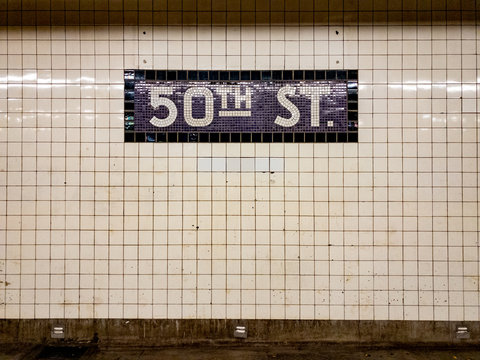 50th Street Subway Station - NYC