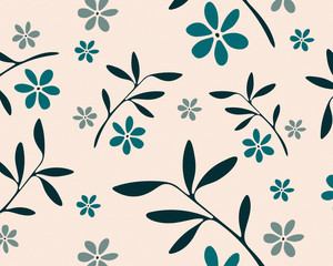 Retro Floral Pattern 