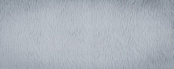 Texture of grey short haired fake fur