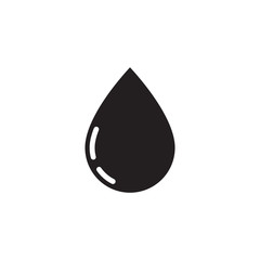 Blood drops, water, oil icon vector in trendy style