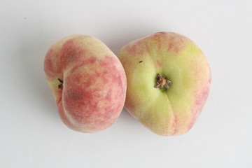 Paraguayan peach on white background