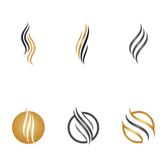 Set of hair icon vector illustration design logo