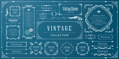 美しいビンテージ調のフレームセット　スチームパンク