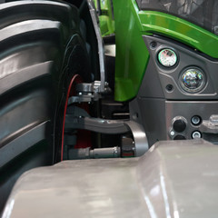 Image of a modern tractor.
