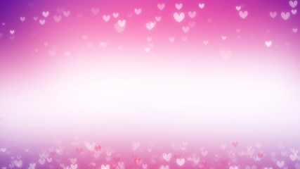 valentine day background heart on pink background