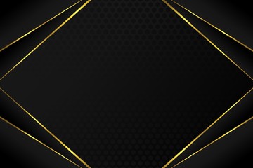 Luxury background. abstract black gold. frame modern simple creative elegant with space of text can be used for Ramadan Islamic arabesque celebration invitation