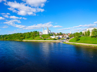 Fototapeta premium Orthodox Church in vitebsk Belarus Europa 