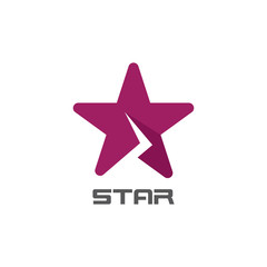 Obraz premium Corporate business star logo vector icon concept illustration