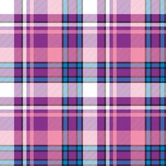 Madras abstract plaid seamless pattern