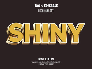 3D text effect  editable font 