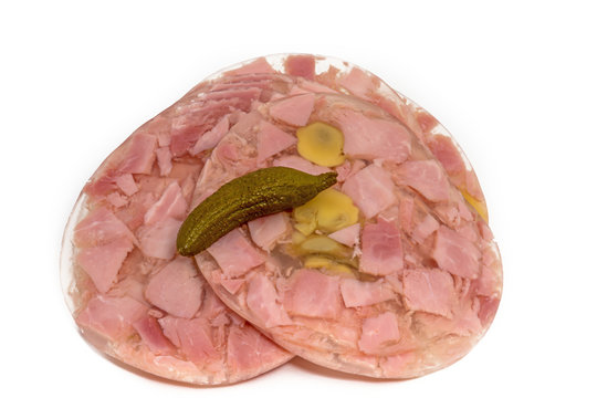 Schinkens&uuml;lze in Scheiben