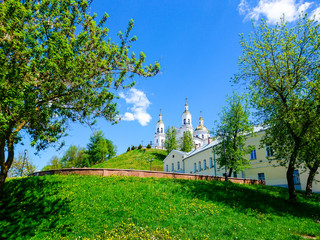 Old orthodox church  in Vitebsk Belarus Europe