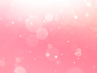 Valentine's day background. Pink-red bokeh background. Abstract pink-red background.
