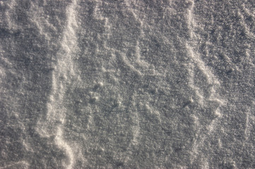 The texture of the lunar surface.