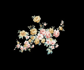 Decorative elegant luxury design.Vintage elements in baroque, rococo style.Design for cover, fabric, textile, wrapping paper .