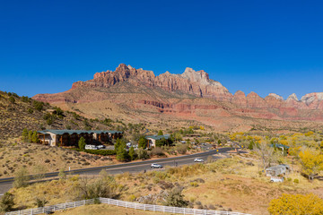 Beautiful aerial landscape around Springdell