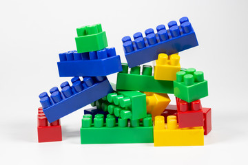 designer children's pile of blocks.