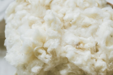 Cotton fiber from natural cotton seeds free from dyes chemicals good for health.