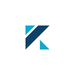 k logo vector design concept