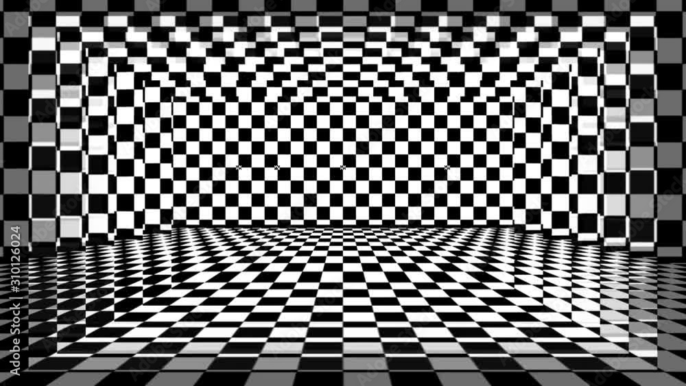 Poster squares patterns background bn motion