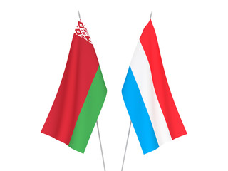 Luxembourg and Belarus flags