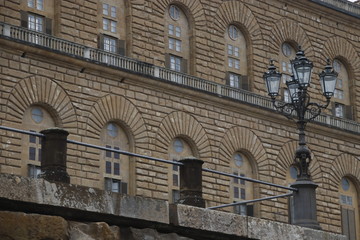 Classic architecture in the old town of Florence