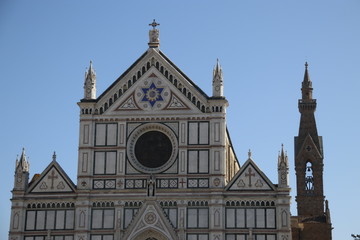 Fototapeta na wymiar Church in the old town of Florence