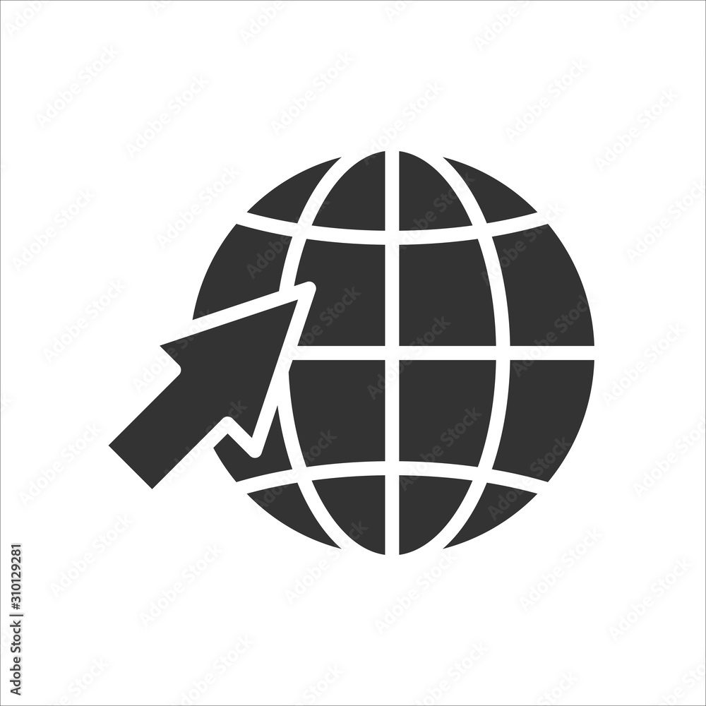 Aufkleber web icon. web icon page symbol for your web design. internet world