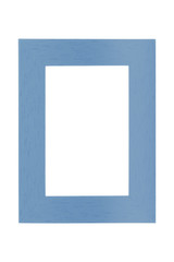 wood frame isolated on white background. clipping path.