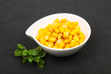 Young sweet corn