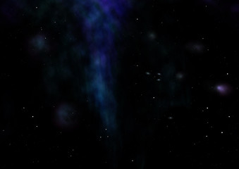 Small part of an infinite star field