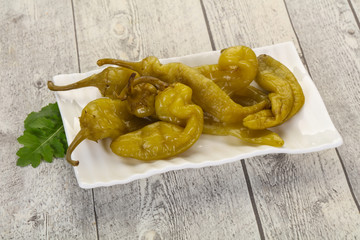 Pickled green pepper