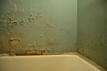 interior of an old bathroom