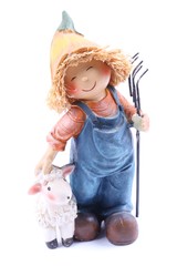 Shepherds - puppets handmade, isolated and with clipping path