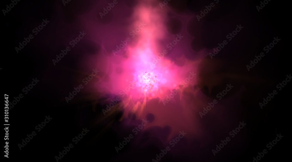 Poster abstract background of space portals