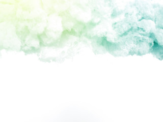 Cloud isolated, steam, smoke. 3d illustration, 3d rendering.