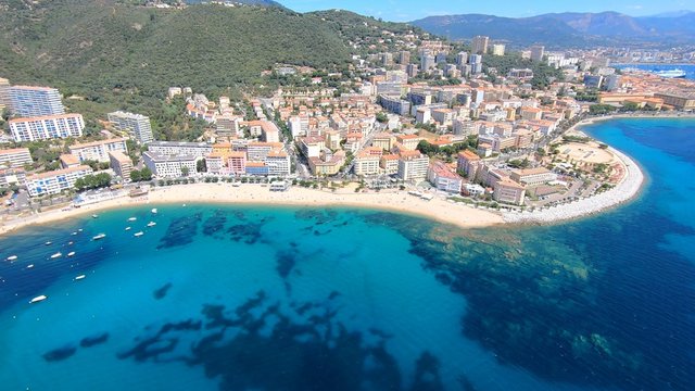 Ajaccio vue du ciel, Corse
