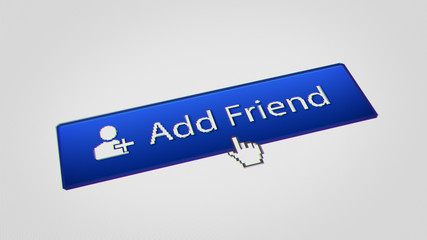 Mouse Cursor Clicking " Add friend" Button